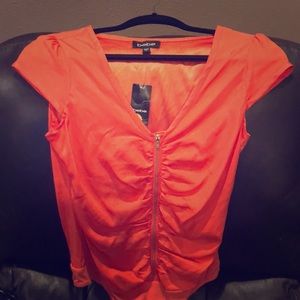 Bebe Zip Front Bodysuit🔥🍂